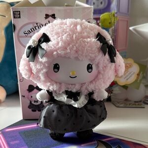 Sanrio Pink and Black Plush with Bows